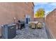 Backyard with patio, grill, and dining area at 1992 Star Creek Bay Ln, Las Vegas, NV 89115