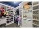 Huge walk-in closet with ample shelving and hanging space at 2365 Boretto St, Henderson, NV 89044