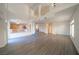 Two-story living room with high ceilings and hardwood floors at 4654 Stuttgart St, Las Vegas, NV 89147