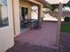 Brick paved patio with pergola and outdoor seating at 4694 E Lucera Ct, Pahrump, NV 89061