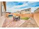 Backyard with patio and grassy area at 5658 Adobe Jack St, North Las Vegas, NV 89031