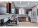 Kitchen with stainless steel appliances and granite countertops at 5658 Adobe Jack St, North Las Vegas, NV 89031