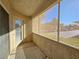 Screened-in patio with sliding glass door access at 5710 Tropicana Ave # 1063, Las Vegas, NV 89122