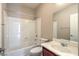 Bathroom with shower, toilet and vanity at 5744 Serenity Haven St, North Las Vegas, NV 89081