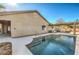 Relaxing pool area with pergola and spacious patio at 5744 Serenity Haven St, North Las Vegas, NV 89081