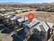 Aerial view of house with solar panels at 5921 Roaring Canyon Ct, Las Vegas, NV 89139