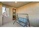 Small private balcony with a porch swing at 5969 Viscaya Grove St, Las Vegas, NV 89118