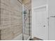 Large walk-in shower with glass enclosure and modern tile at 6434 Spring Jog St, Las Vegas, NV 89166