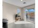 Bright dining area with sliding glass doors to patio at 6461 Karlsen Ct, Las Vegas, NV 89122