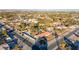 Wide aerial view showing home's location at 6480 Darby Ave, Las Vegas, NV 89146