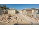 Landscaped front yard with flagstone pathway at 6770 Laronda Ln, Las Vegas, NV 89156