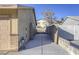 Side yard access with concrete pathway and gate at 6812 Greydawn Dr, Las Vegas, NV 89108