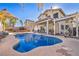 Stunning pool with spacious patio, perfect for entertaining at 716 Amber Hills Dr, Las Vegas, NV 89123