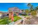 Large backyard with play structures, patio, and trampoline at 8125 Caramel Gorge Ct, Las Vegas, NV 89143