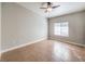 Spacious bedroom with tile floors and ceiling fan at 8805 Jeffreys St # 2019, Las Vegas, NV 89123