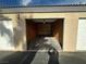 Open garage with concrete floor and lighting at 8805 Jeffreys St # 2019, Las Vegas, NV 89123