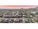 Aerial view of neighborhood with houses and streets at 9802 Summer Bliss Ave, Las Vegas, NV 89149