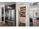 Well-organized pantry with ample shelving for storage at 9820 Maiden Pink Ave, Las Vegas, NV 89149