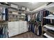 Large walk-in closet with ample shelving and hanging space at 9820 Maiden Pink Ave, Las Vegas, NV 89149