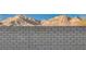 View of a block wall with mountain backdrop at 20 Brigola St, Las Vegas, NV 89138