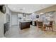 Modern kitchen with stainless steel appliances and an island at 2039 Colvin Run Dr, Henderson, NV 89052