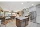 Spacious kitchen with island, stainless steel appliances, and ample cabinet space at 2039 Colvin Run Dr, Henderson, NV 89052