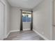 Bedroom with wood-look floors and window at 213 Valley Forge Ave, Henderson, NV 89015