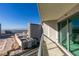 Spacious balcony with city and mountain views at 222 Karen Ave # 1604, Las Vegas, NV 89109