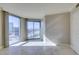 Bright bedroom with large windows and city views at 222 Karen Ave # 1604, Las Vegas, NV 89109