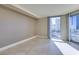 Bright bedroom with large windows and city views at 222 Karen Ave # 1604, Las Vegas, NV 89109