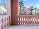View from balcony showcasing the community and palm trees at 38 E Serene Ave # 134, Las Vegas, NV 89123