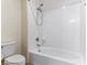 Bathroom showcasing a white shower and tub combination at 38 E Serene Ave # 134, Las Vegas, NV 89123