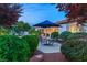 Charming patio with a table and chairs, perfect for outdoor dining at 4649 Bird View Ct, Las Vegas, NV 89129