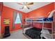 Fun bedroom with a bunk bed and a built-in desk at 6955 Sunrise Crest Dr, Las Vegas, NV 89142