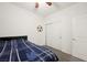 Bedroom with a double bed and sliding door closet at 6955 Sunrise Crest Dr, Las Vegas, NV 89142