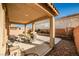 Relaxing backyard patio with grill and seating area at 766 Topocoba St, Las Vegas, NV 89178
