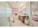 Bathroom boasts double sinks and a shower/tub combo at 766 Topocoba St, Las Vegas, NV 89178