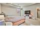 Bright bedroom with a queen-size bed and plenty of closet space at 766 Topocoba St, Las Vegas, NV 89178