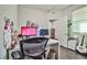 Bedroom with a desk and two monitors at 766 Topocoba St, Las Vegas, NV 89178