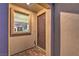 Inviting entryway with modern door and window at 92 Stone Bluff Ln, Henderson, NV 89011