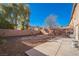 Backyard with patio and gravel area at 11193 Falesco Ave, Las Vegas, NV 89138