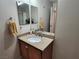 Bathroom with granite countertop and double sinks at 11193 Falesco Ave, Las Vegas, NV 89138