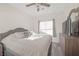 Guest bedroom with a queen-size bed and ceiling fan at 179 Andada Dr, Henderson, NV 89012