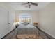 Charming bedroom with a double bed and window at 179 Andada Dr, Henderson, NV 89012