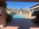 Inviting community pool with surrounding patio at 22 Arborfield Ct, Henderson, NV 89012