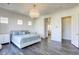 Spacious main bedroom with access to the bathroom at 2576 Desante Dr, Henderson, NV 89044