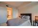 Guest bedroom with a comfortable queen-size bed and ensuite bathroom at 2700 Las Vegas Blvd # 2006, Las Vegas, NV 89109