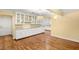 Kitchen with white cabinetry and granite countertops at 3105 Conners Dr, Las Vegas, NV 89107