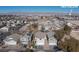 Aerial view showcasing the house's location and its proximity to Nellis AFB at 4358 Raynham St, Las Vegas, NV 89115