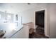 Upper hallway with light gray walls and wood flooring at 4358 Raynham St, Las Vegas, NV 89115